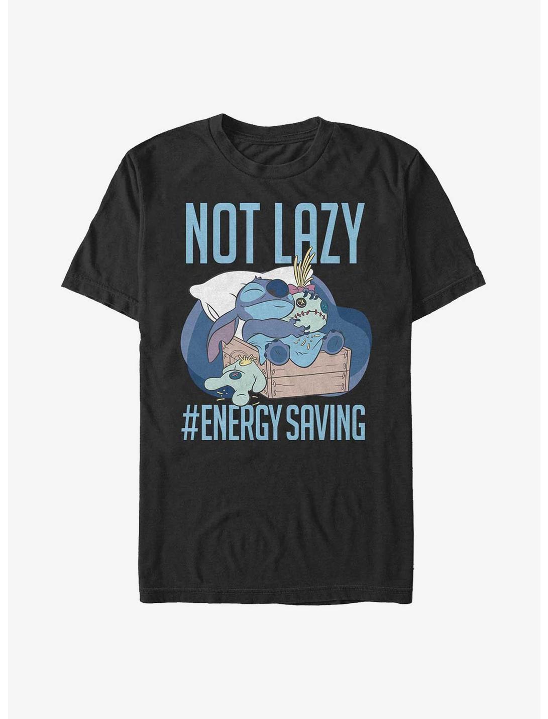 Disney Lilo & Stitch Not Lazy Energy Saving T-Shirt, , hi-res