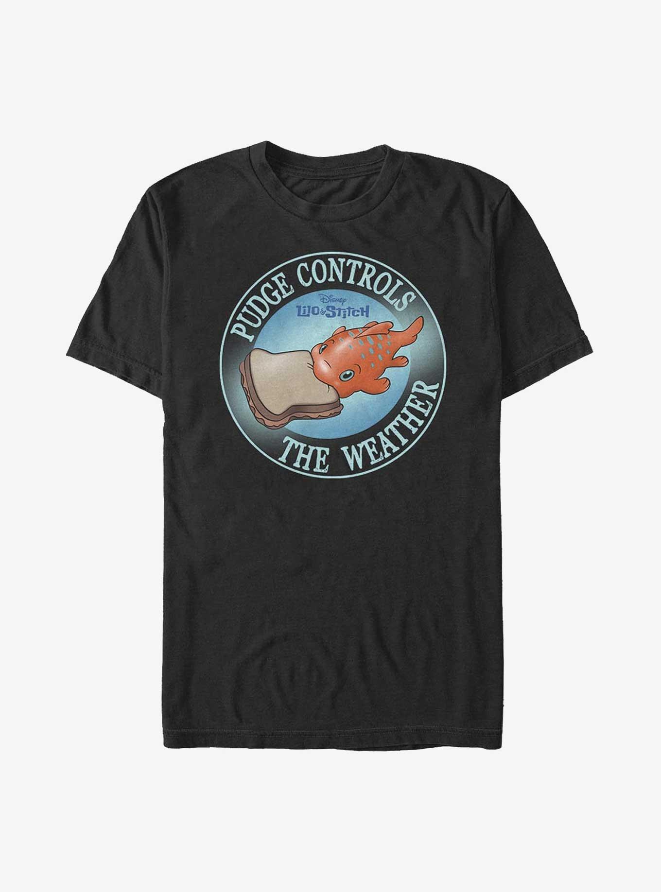 Disney Lilo & Stitch Pudge Controls The Weather T-Shirt