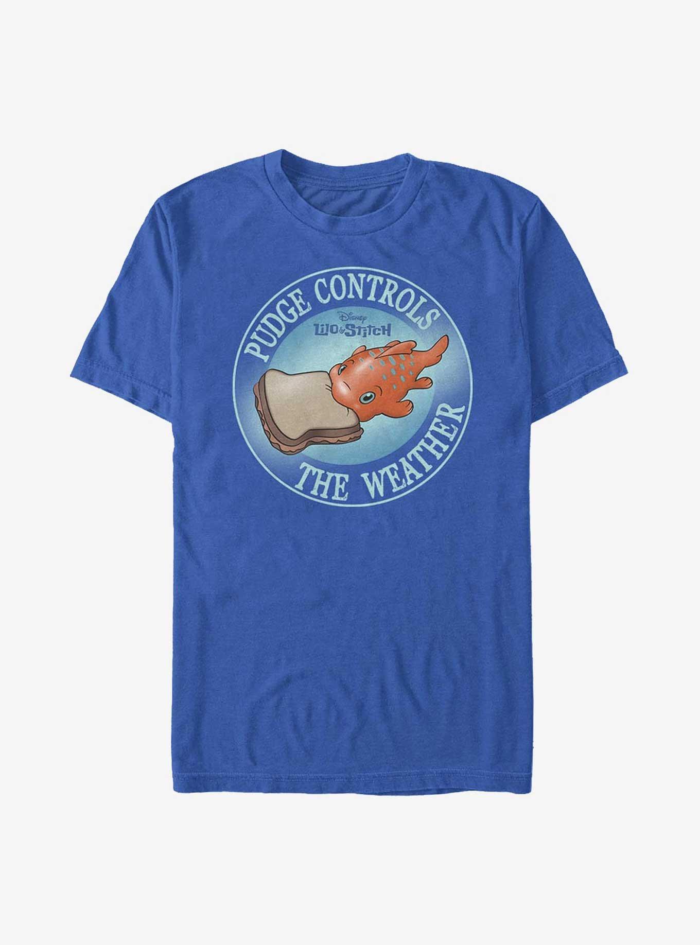 Disney Lilo & Stitch Pudge Controls The Weather T-Shirt, , hi-res