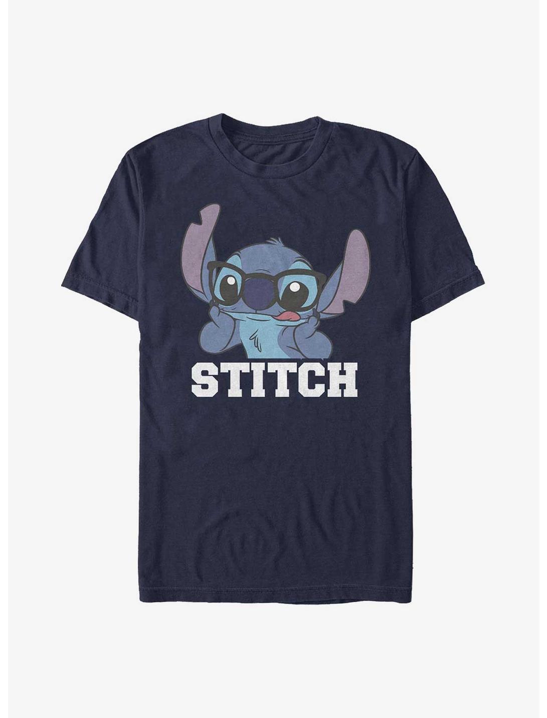 Disney Lilo & Stitch Tongue Out T-Shirt, NAVY, hi-res
