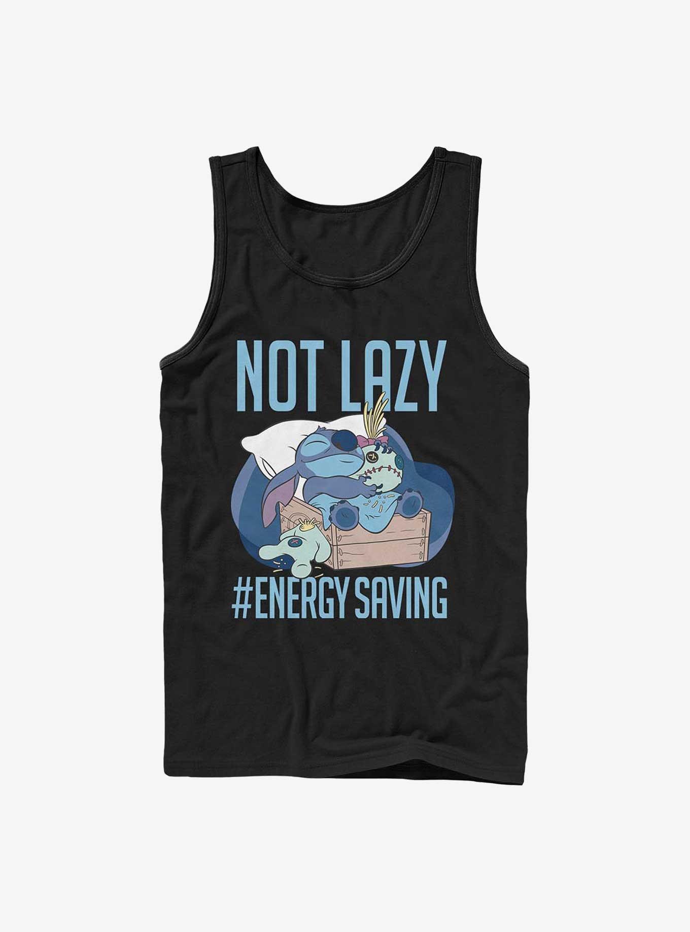 Disney Lilo & Stitch Not Lazy Energy Saving Tank, , hi-res