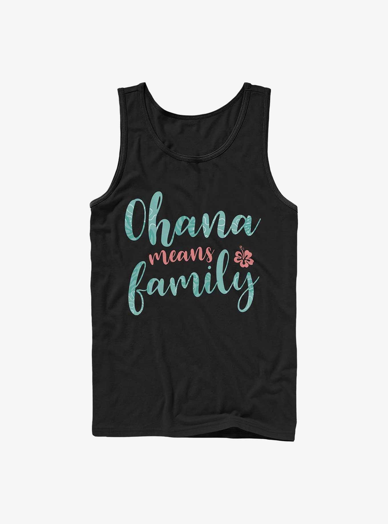 Disney Lilo & Stitch Ohana Script Tank, , hi-res