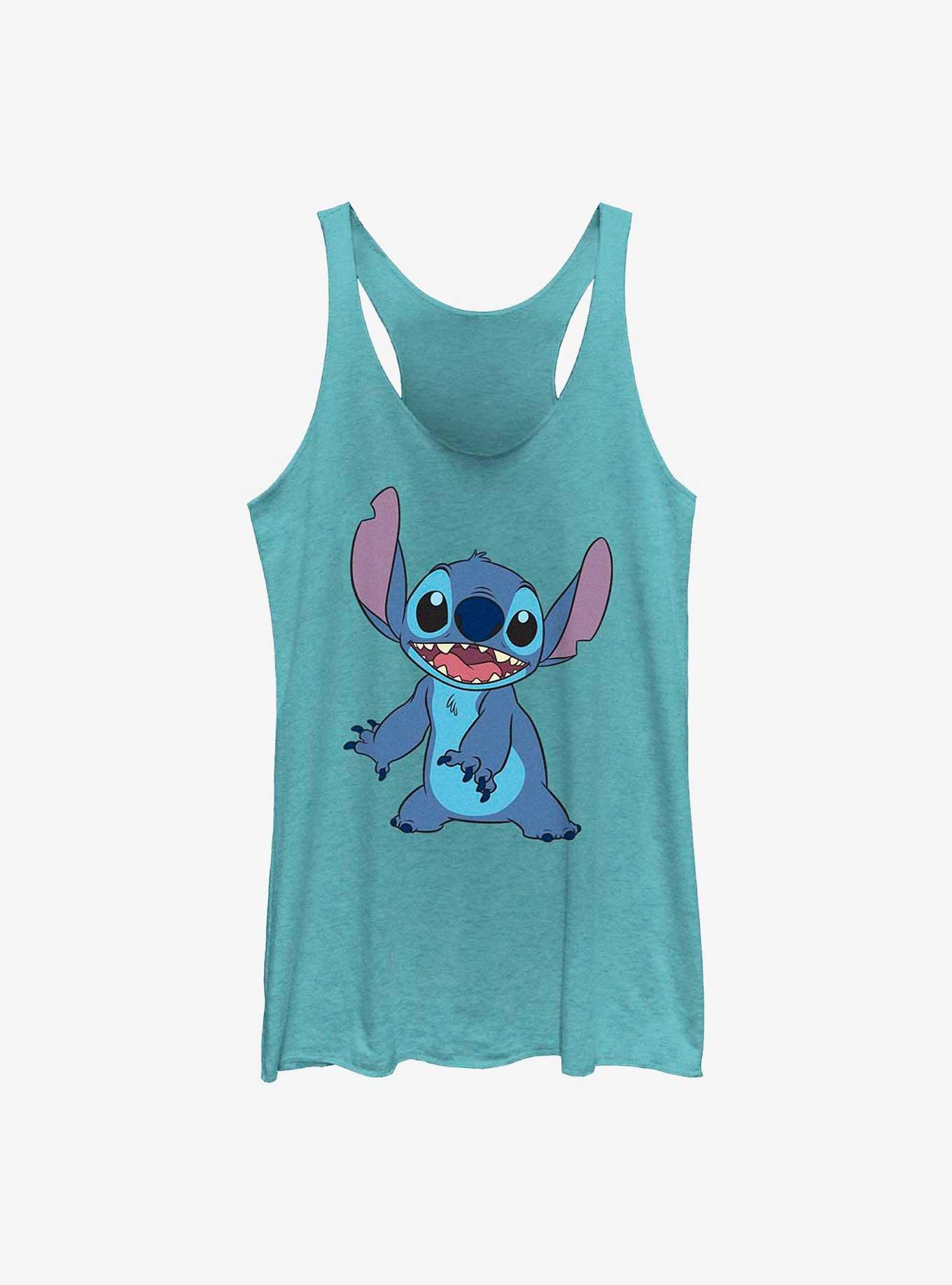 Disney Lilo & Stitch Smile Pose Girls Tank, TAHI BLUE, hi-res