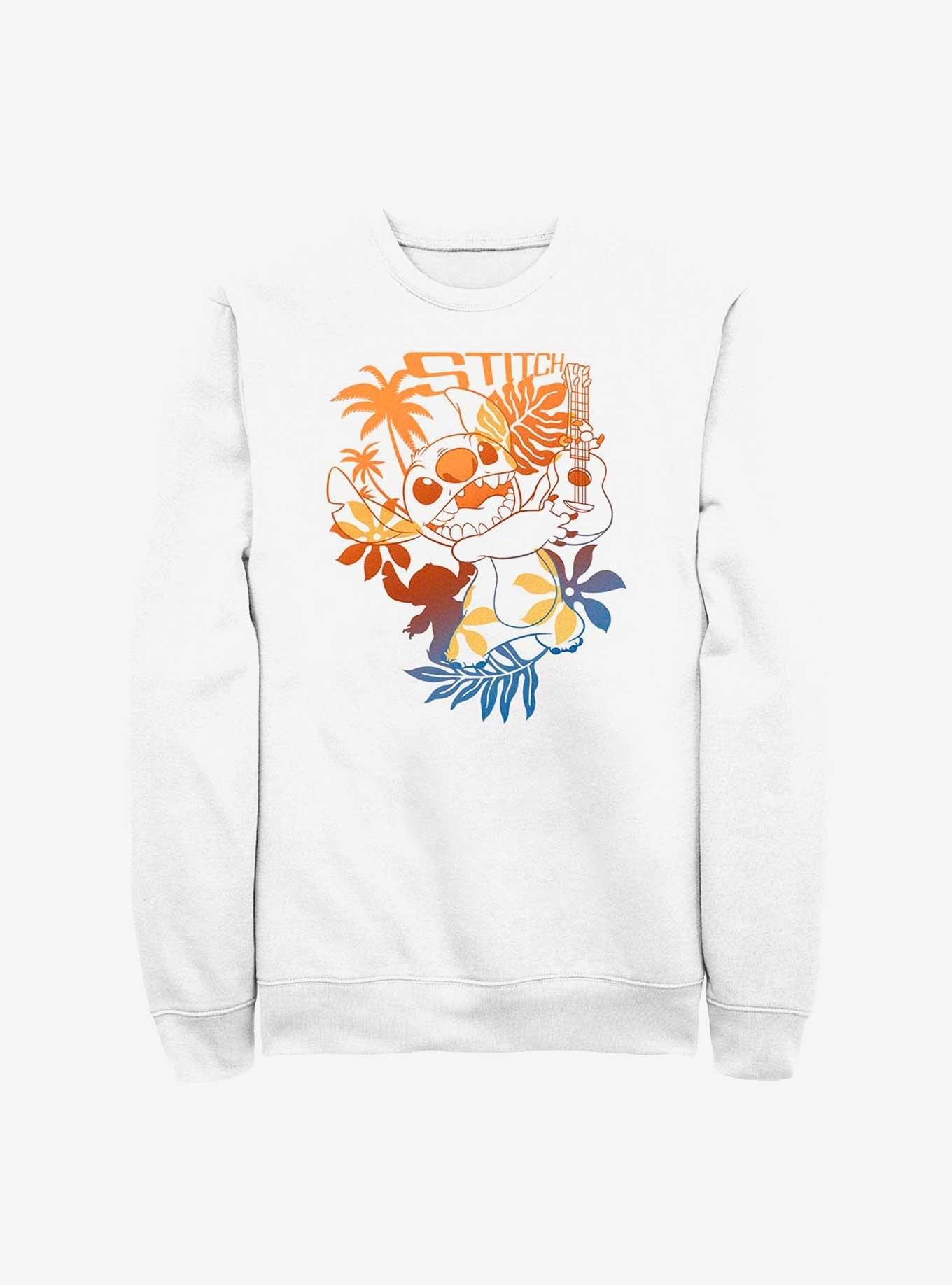 Disney Lilo & Stitch Aloha Stitch Crew Sweatshirt, , hi-res