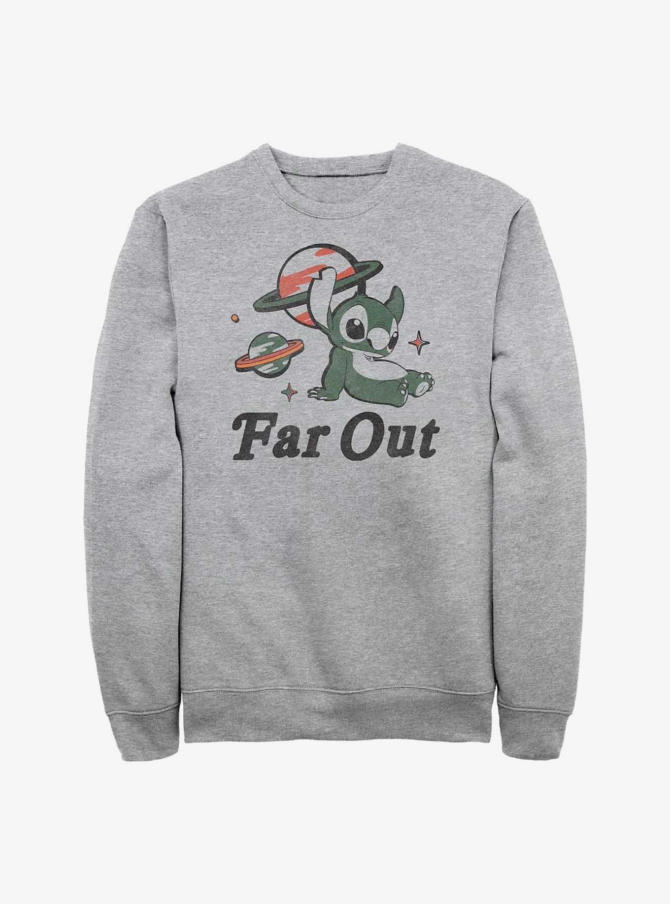 Disney Lilo & Stitch Far Out Stitch Crew Sweatshirt