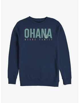 Disney Lilo & Stitch Ohana Bold Crew Sweatshirt, , hi-res