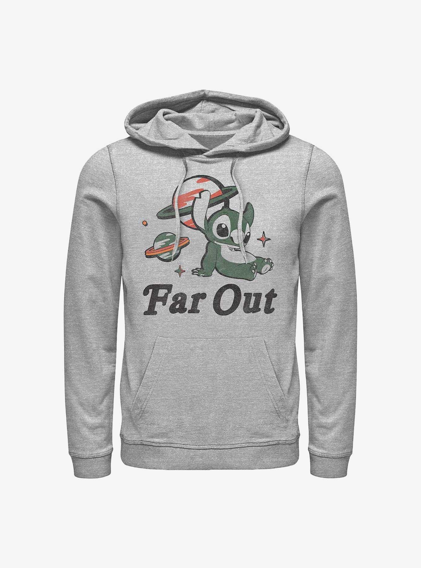 Disney Lilo & Stitch Far Out Stitch Hoodie, ATH HTR, hi-res