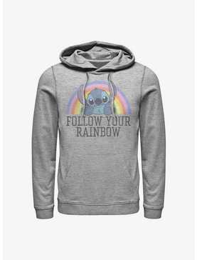 Disney Lilo & Stitch Follow Your Rainbow Hoodie, , hi-res
