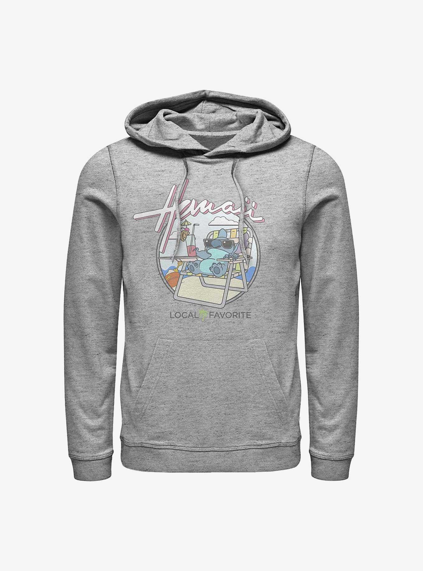 Disney Lilo & Stitch Hawaii Local Favorite Hoodie, ATH HTR, hi-res