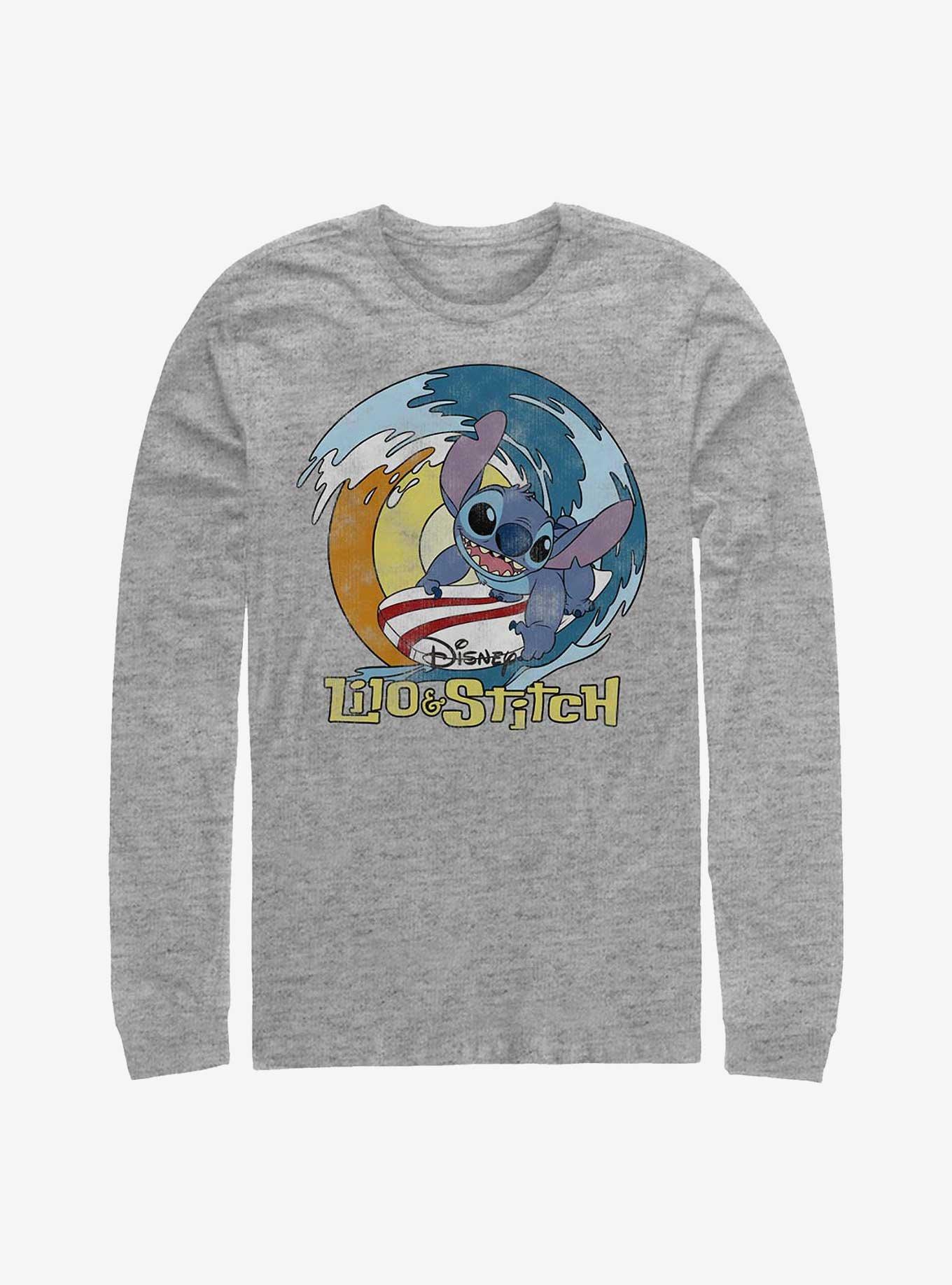 Disney Lilo & Stitch Catch A Wave Long-Sleeve T-Shirt, , hi-res