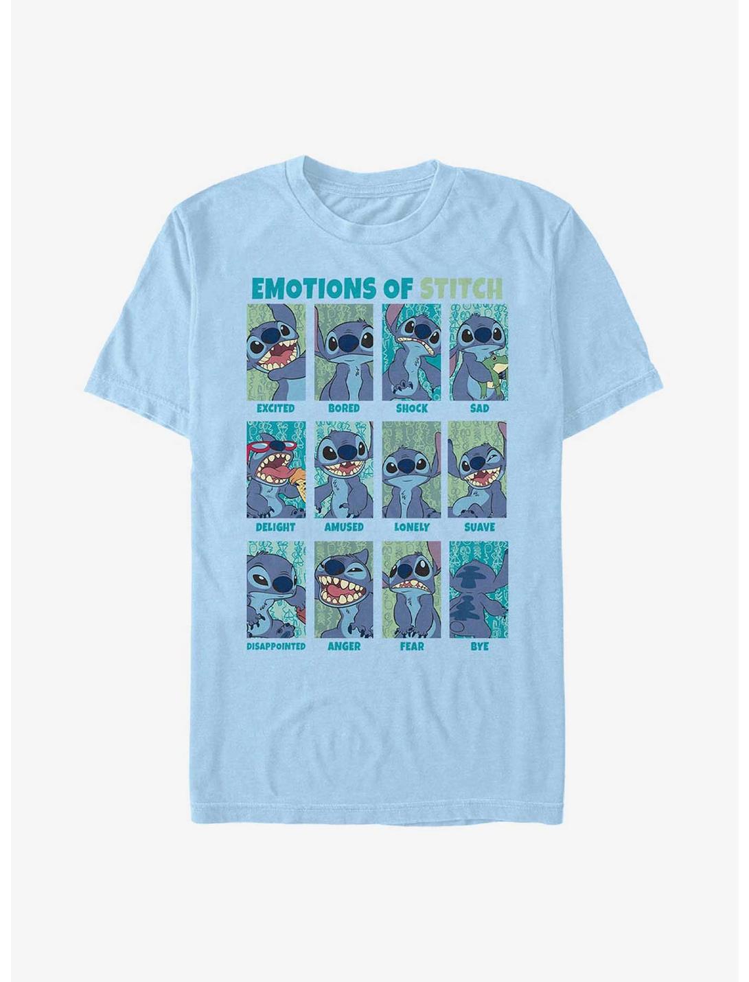 Disney Lilo & Stitch Emotions Of Stitch T-Shirt, , hi-res