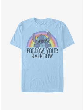 Disney Lilo & Stitch Follow Your Rainbow T-Shirt, , hi-res