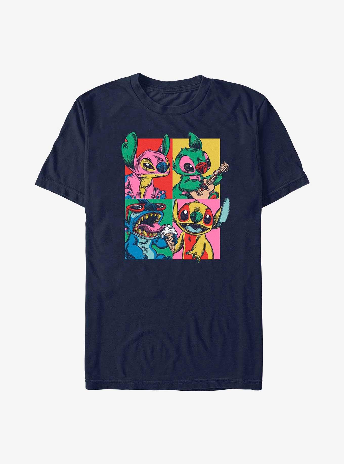 Disney Lilo & Stitch Grunge Stitch T-Shirt, , hi-res