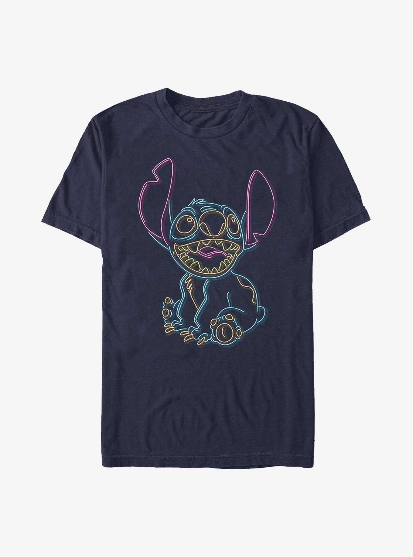 Disney Lilo & Stitch Neon Stitch T-Shirt