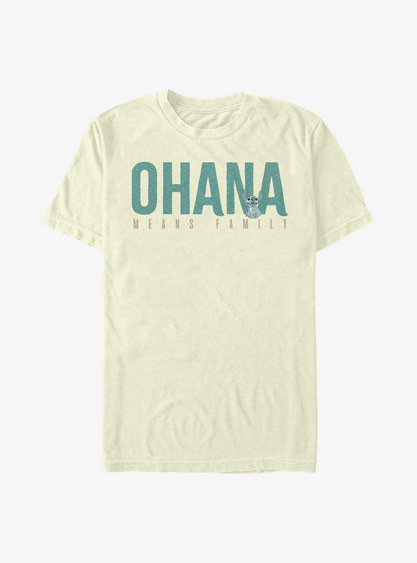 Disney Lilo & Stitch Ohana Bold T-Shirt, , hi-res