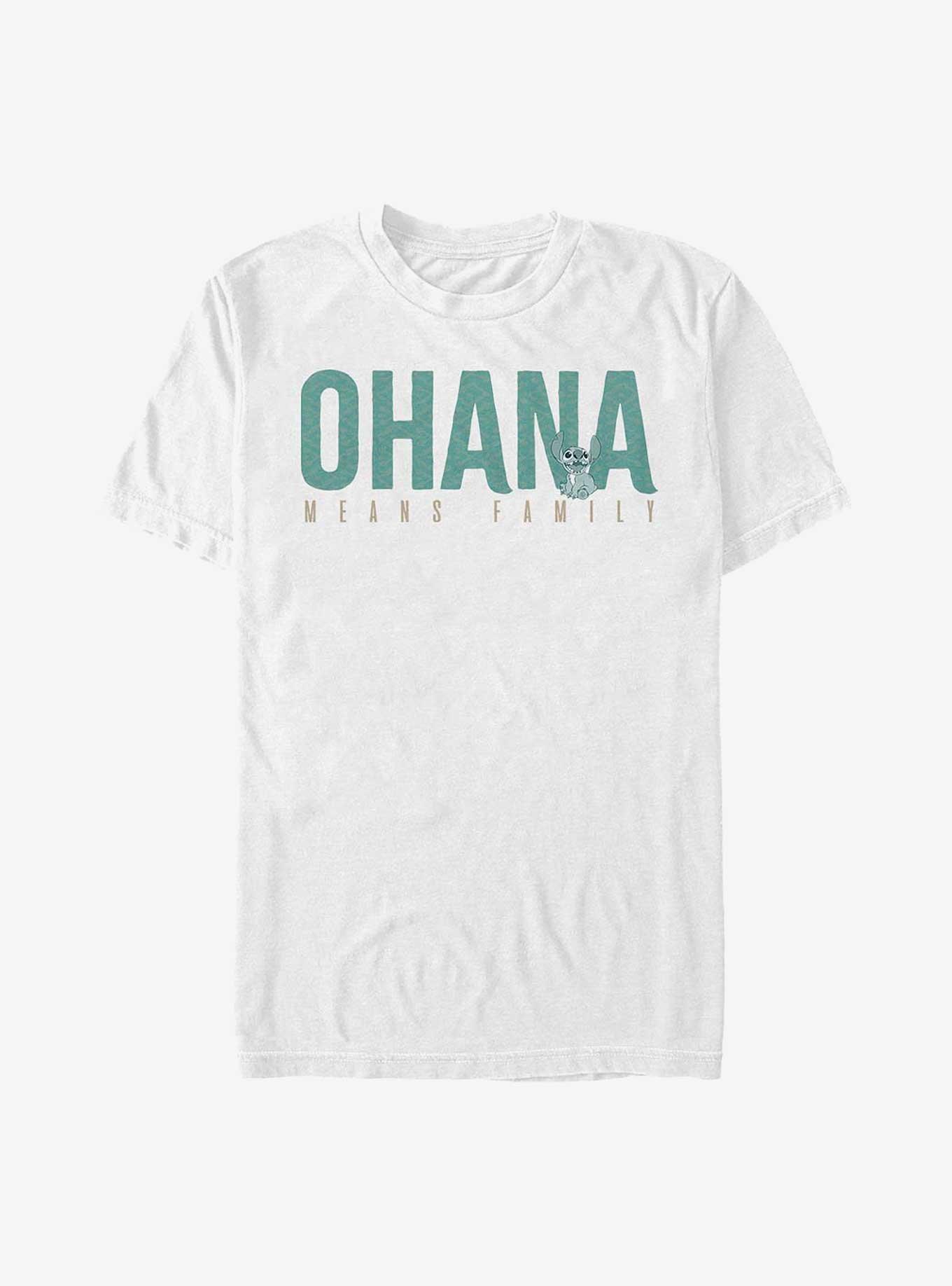 Disney Lilo & Stitch Ohana Bold T-Shirt, , hi-res