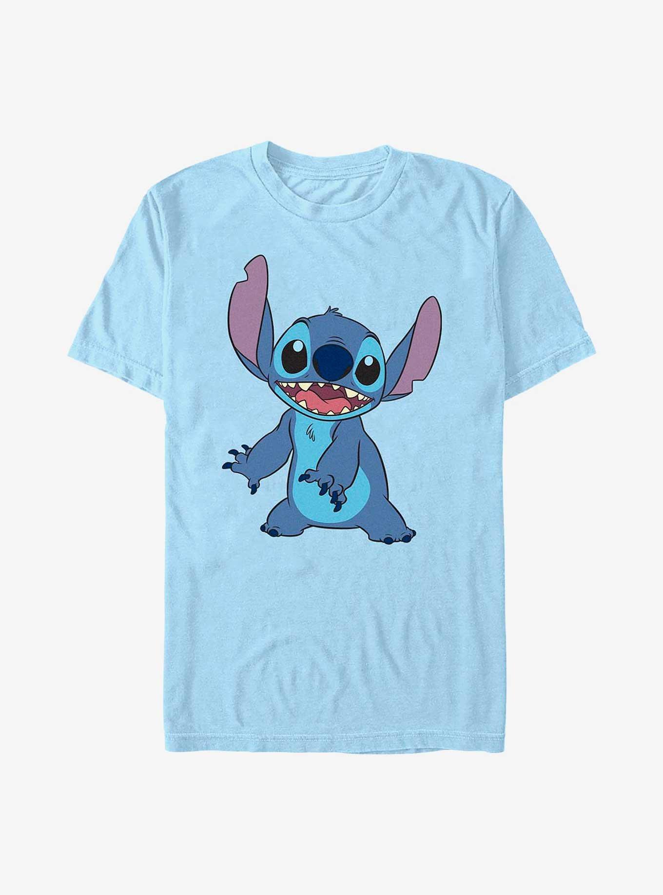 Disney Lilo & Stitch Smile Pose T-Shirt, LT BLUE, hi-res