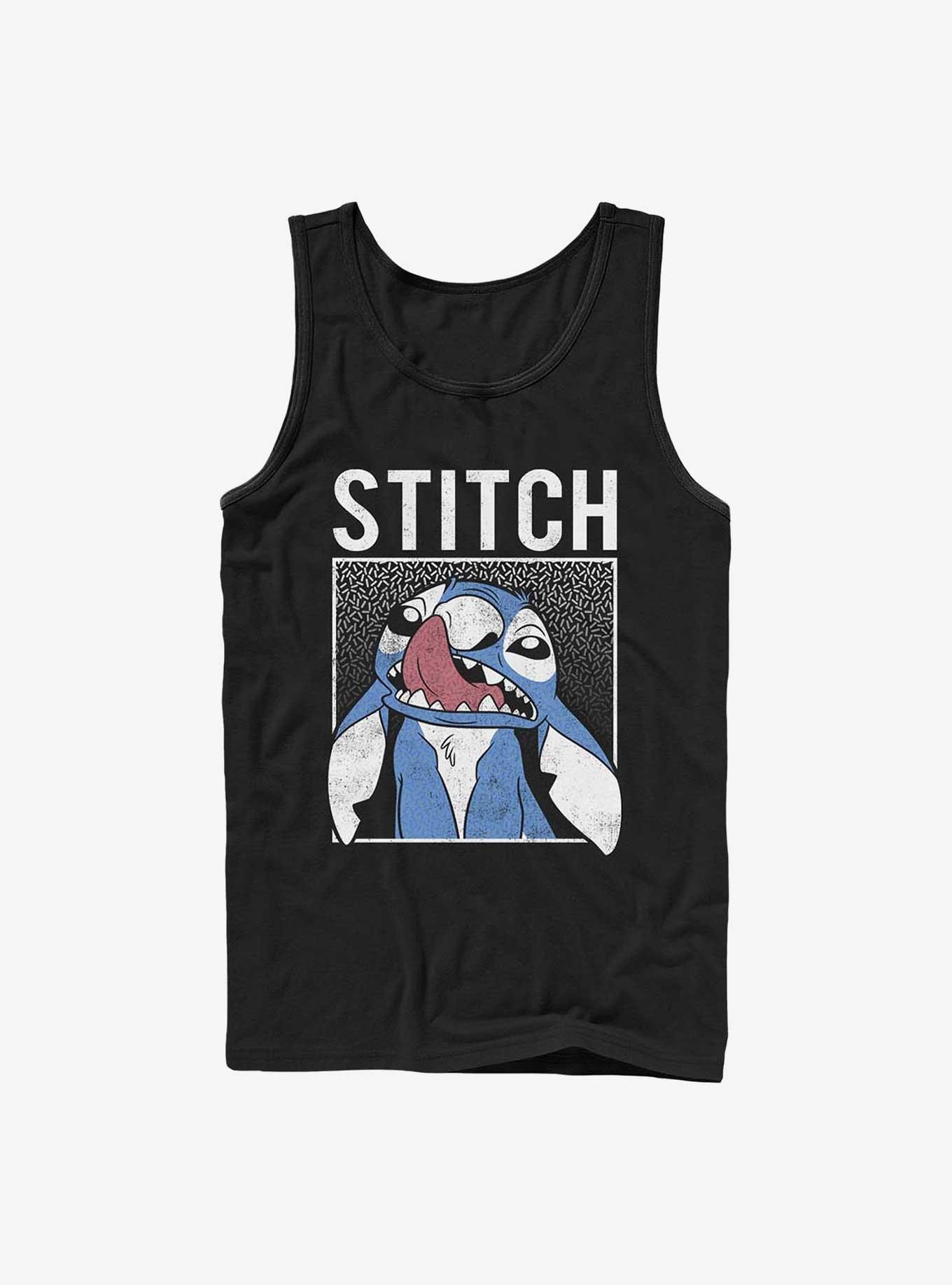 Disney Lilo & Stitch Savage Stitch Tank, BLACK, hi-res