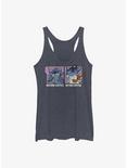 Disney Lilo & Stitch Before Coffee After Coffee Girls Tank, NAVY HTR, hi-res
