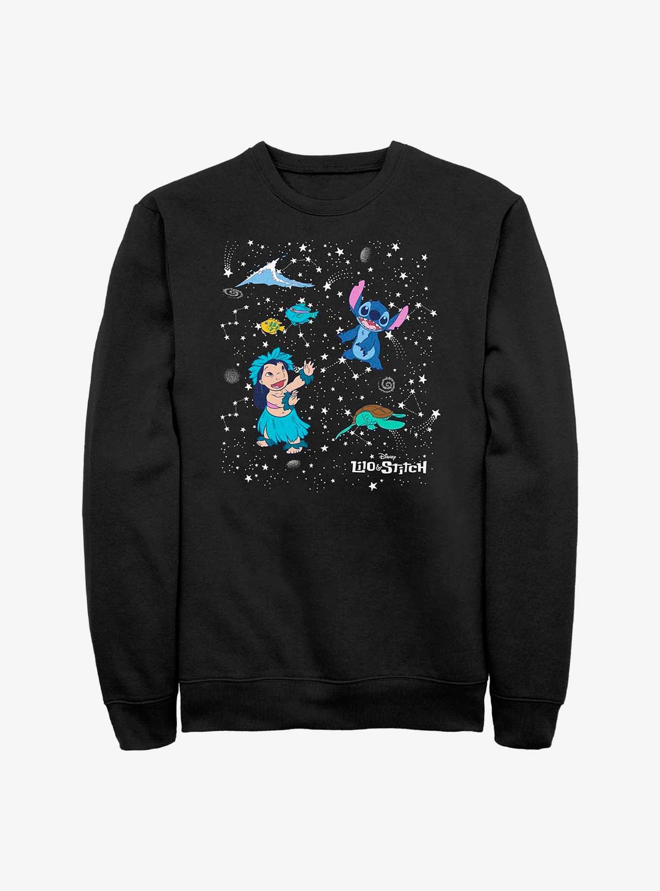 Disney Lilo & Stitch Constellation Crew Sweatshirt, , hi-res