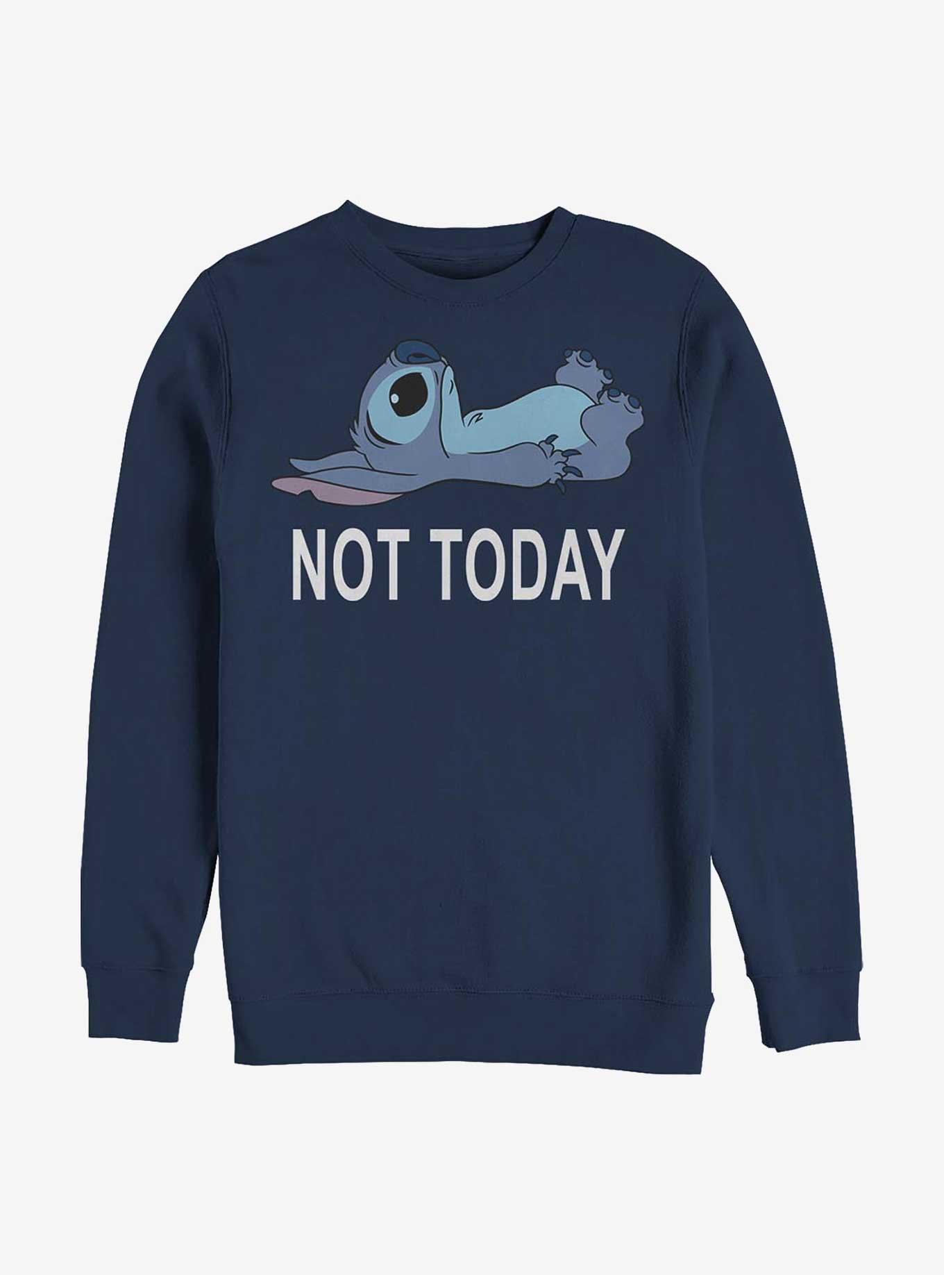 Disney Lilo & Stitch Not Today Crew Sweatshirt, , hi-res