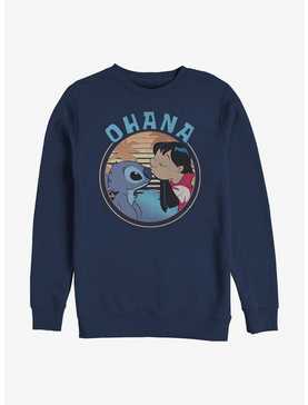 Disney Lilo & Stitch Ohana Frame Crew Sweatshirt, , hi-res
