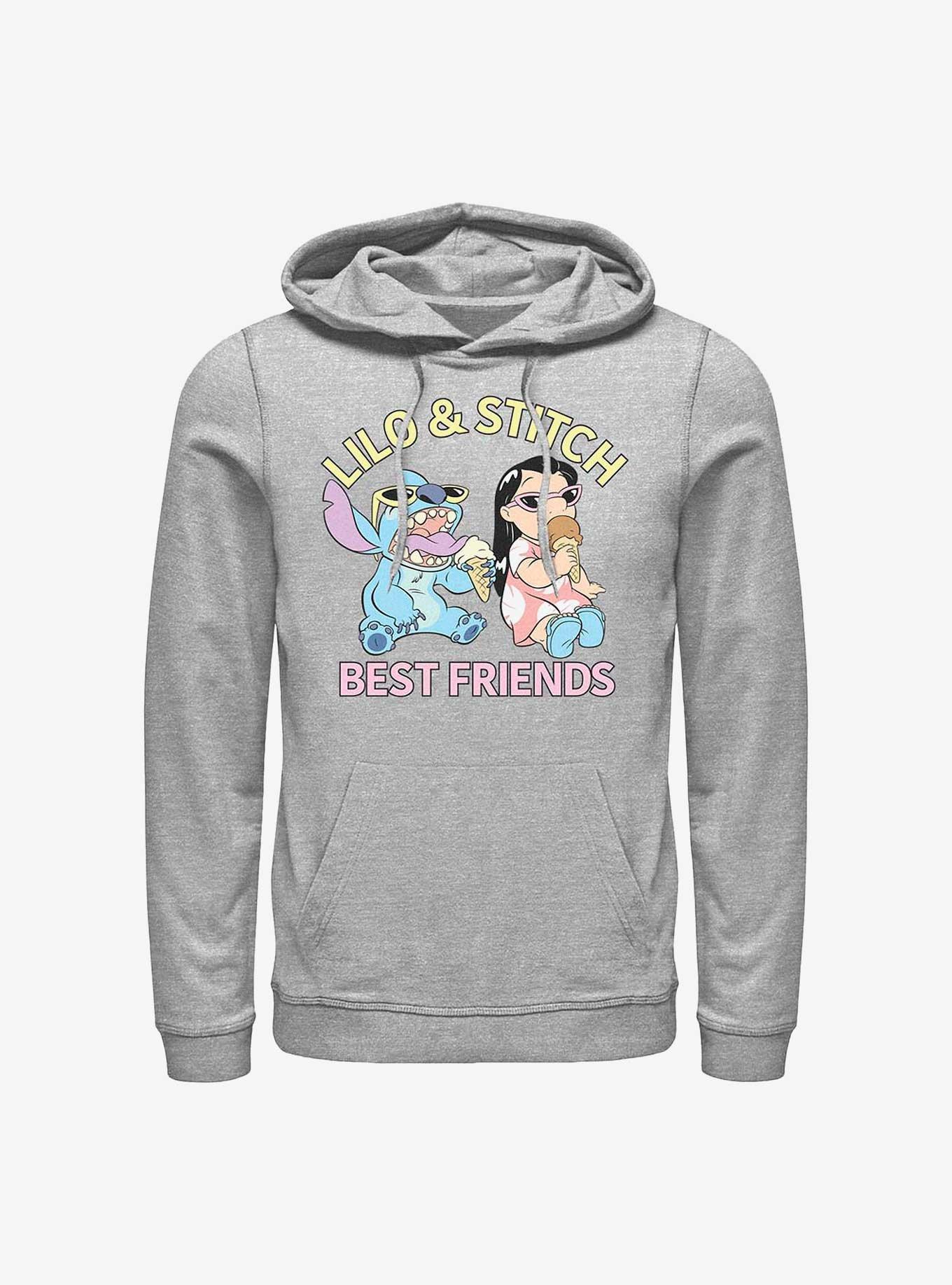 Disney Lilo & Stitch Best Friends Hoodie, ATH HTR, hi-res