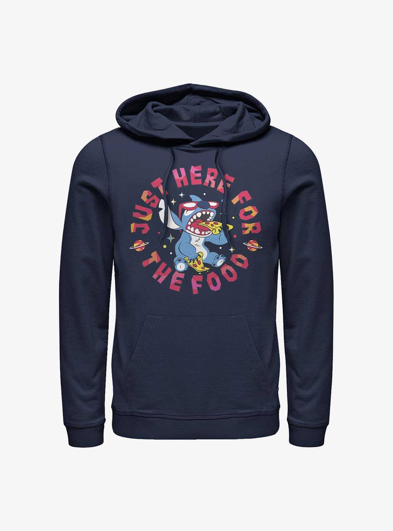 Disney Lilo & Stitch Just Here For The Food Hoodie, , hi-res