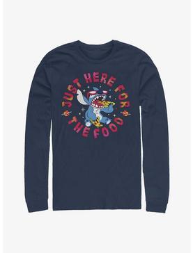 Disney Lilo & Stitch Just Here For The Food Long-Sleeve T-Shirt, , hi-res