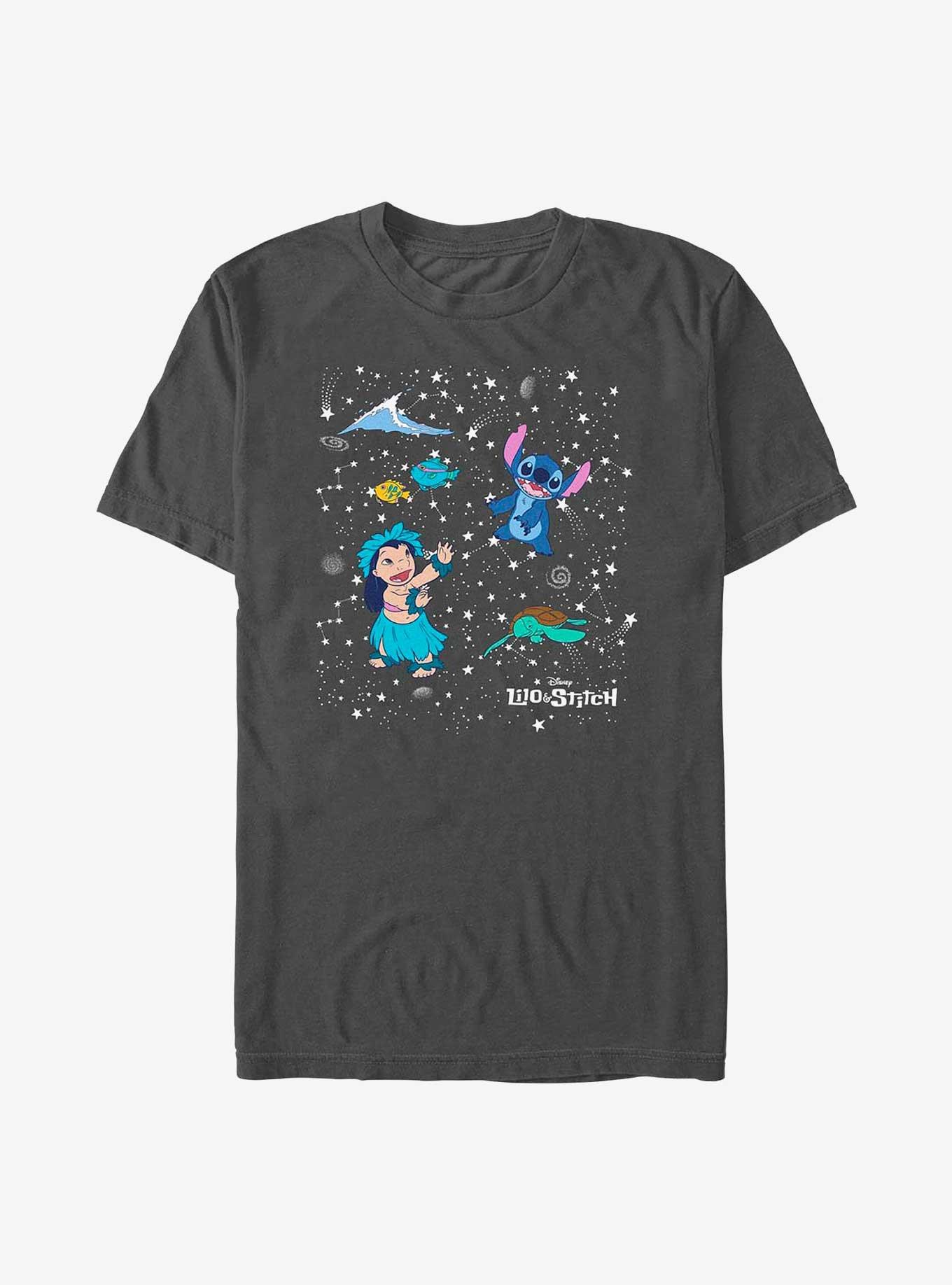 Disney Lilo & Stitch Constellation T-Shirt, CHARCOAL, hi-res