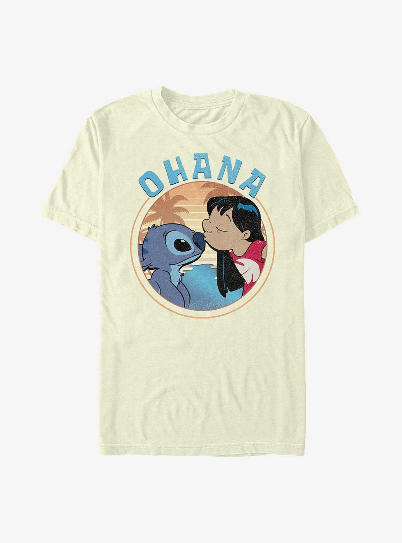 Disney Lilo & Stitch Ohana Frame T-Shirt - BEIGE/TAN | Hot Topic