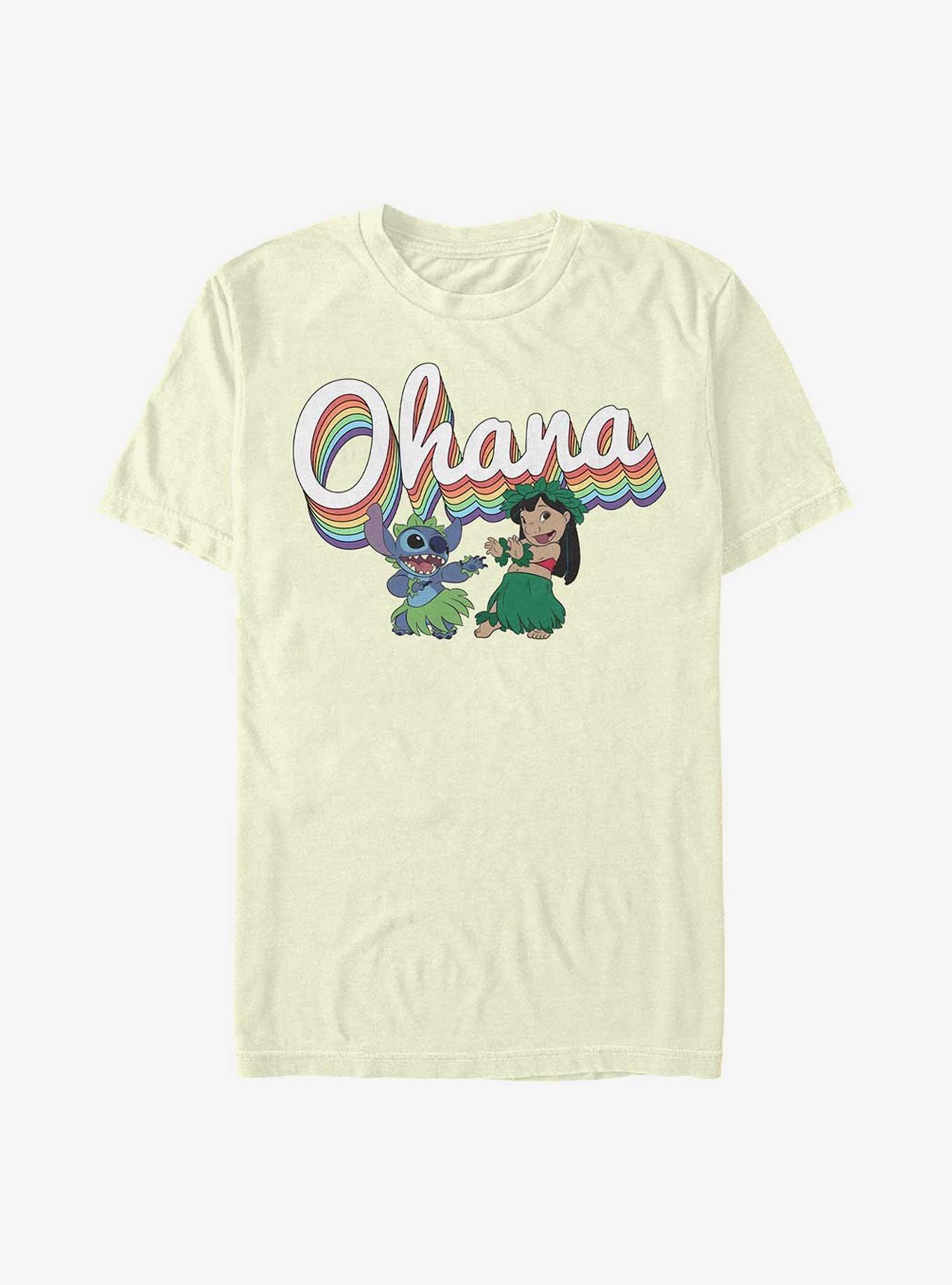 Disney Lilo & Stitch Rainbow Ohana T-Shirt | Hot Topic