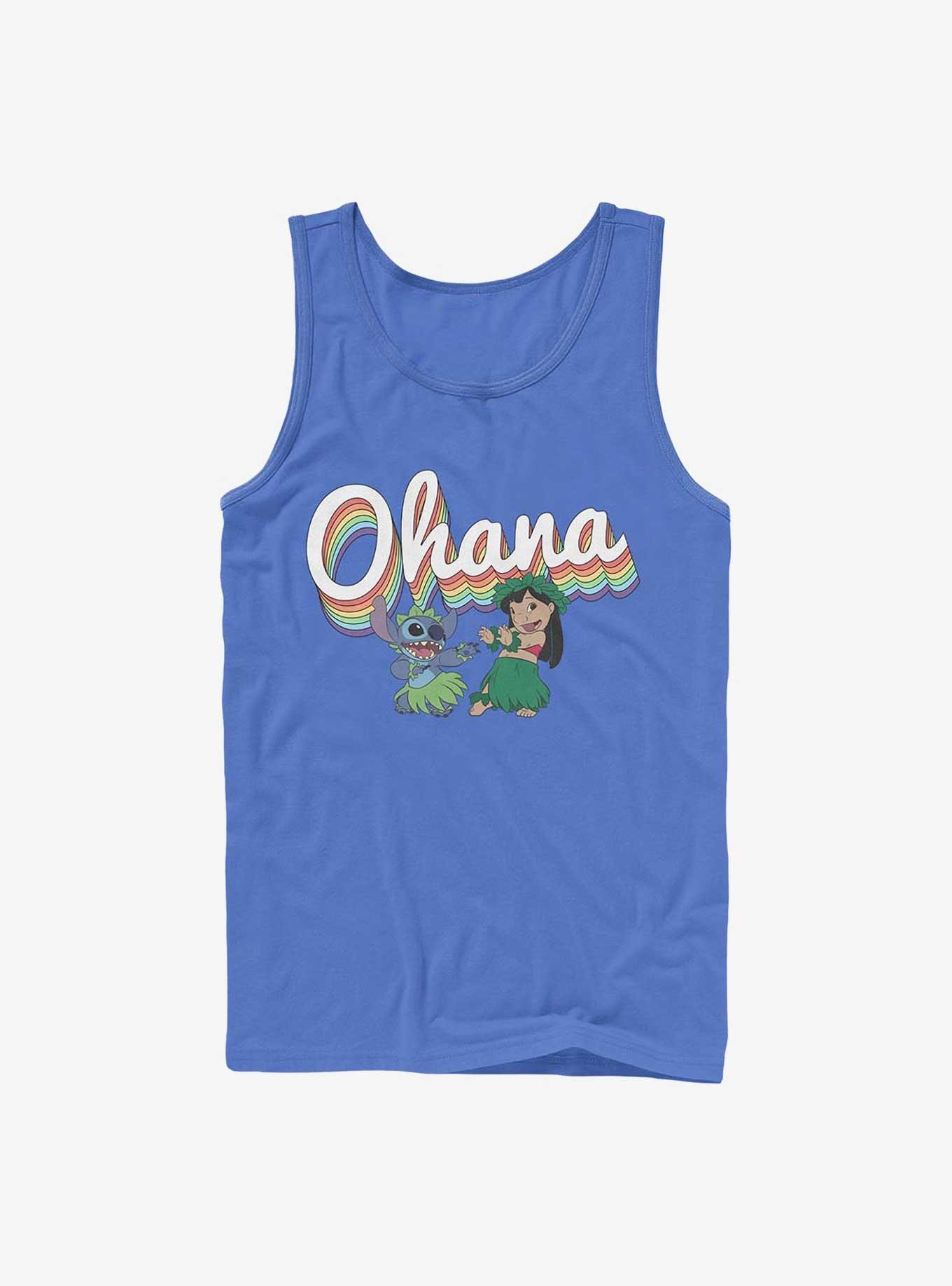 Disney Lilo & Stitch Rainbow Ohana Tank