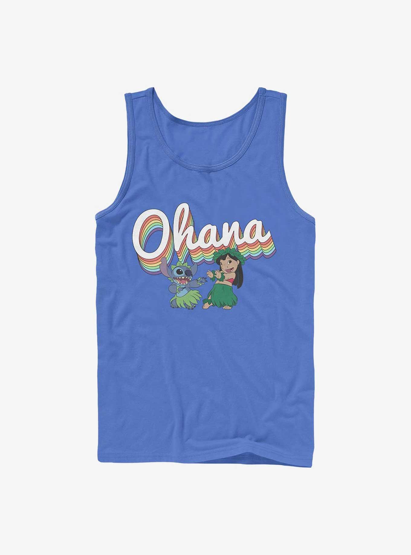 Disney Lilo & Stitch Rainbow Ohana Tank, , hi-res