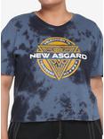 Her Universe Marvel Thor: Love And Thunder New Asgard Blue Wash Crop T-Shirt Plus Size, MULTI, hi-res