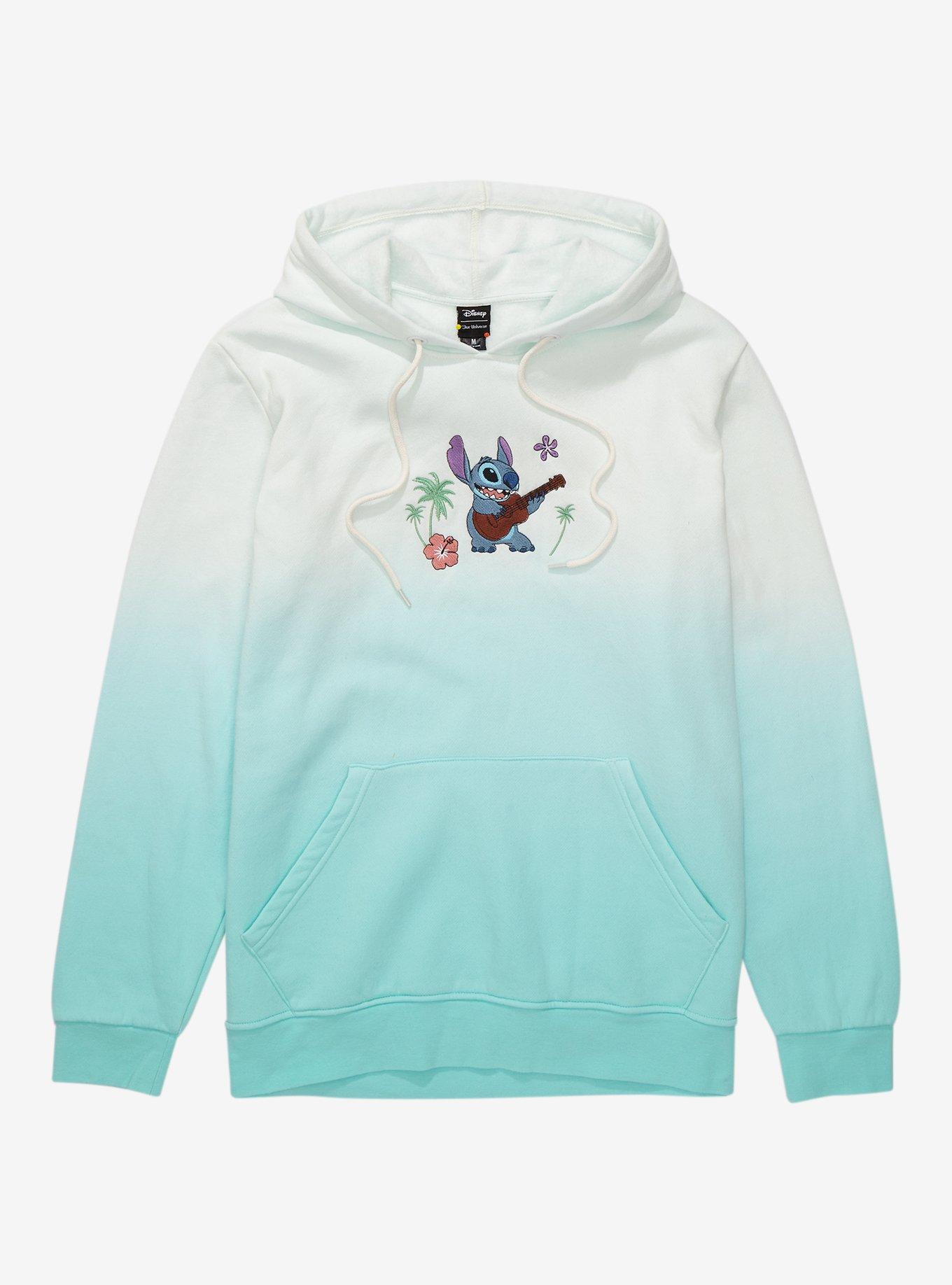 Disney Lilo & Stitch Hawaiian Roller Coaster Ride Ombre Hoodie - BoxLunch Exclusive, MULTI, hi-res