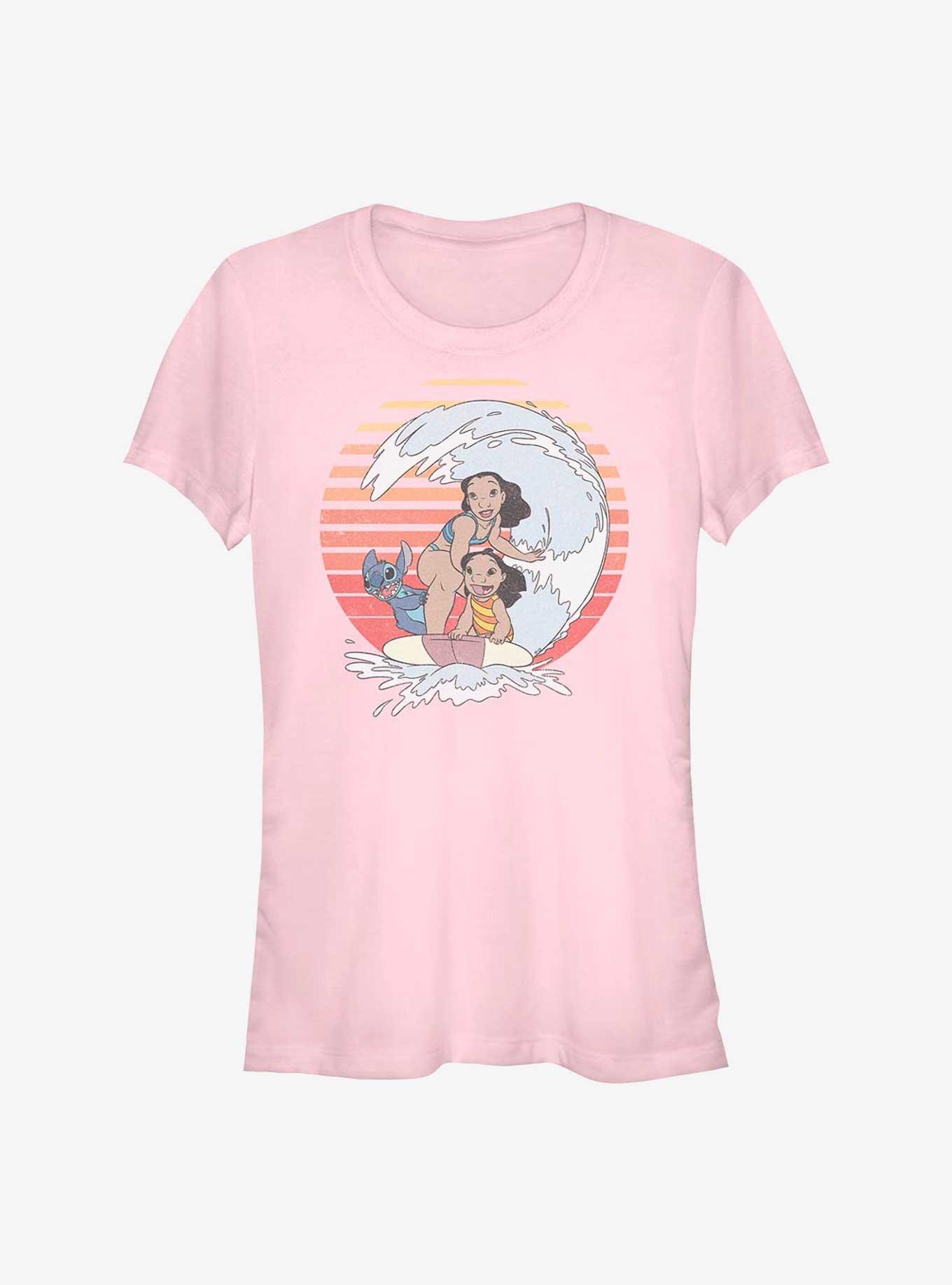 Disney Lilo & Stitch Retro Rainbow Girls T-Shirt, , hi-res