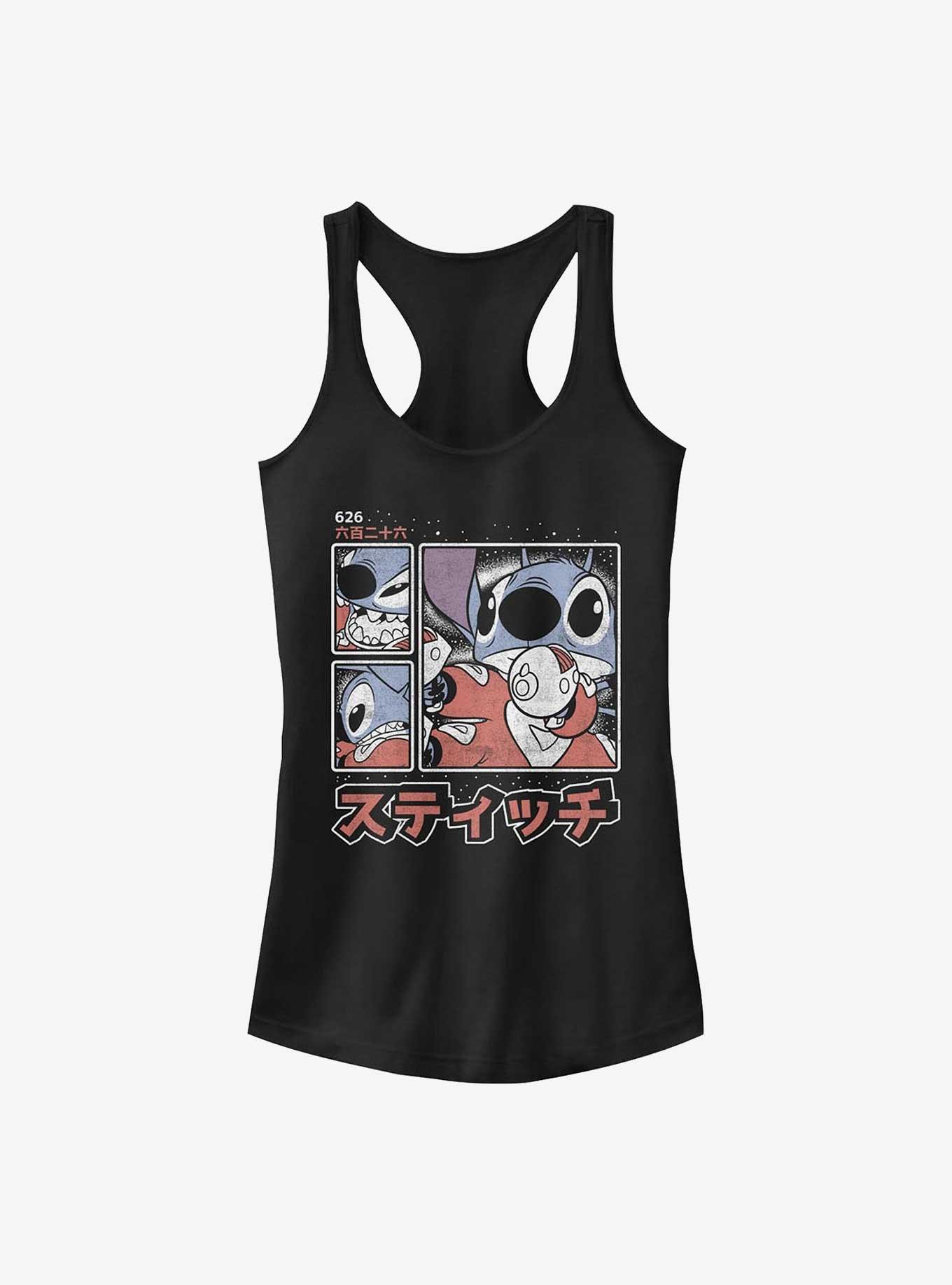 Disney Lilo & Stitch Japanese Text Girls Tank