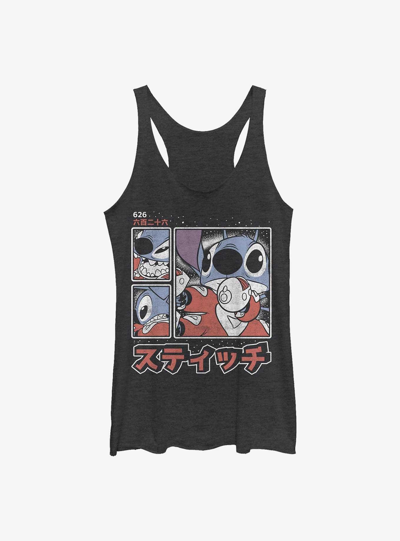 Disney Lilo & Stitch Japanese Text Girls Tank, , hi-res