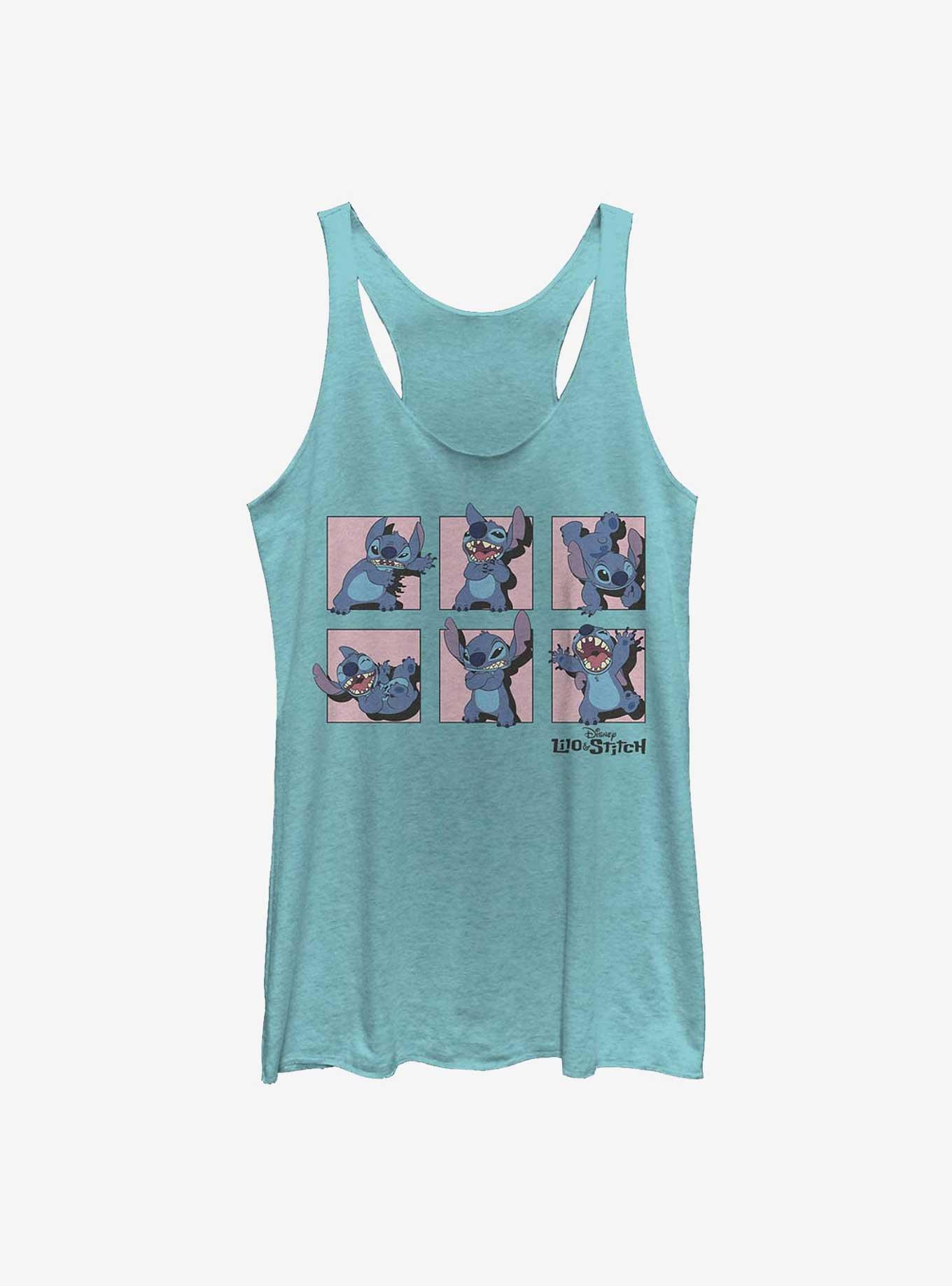 Disney Lilo & Stitch Poses Framed Girls Tank, , hi-res