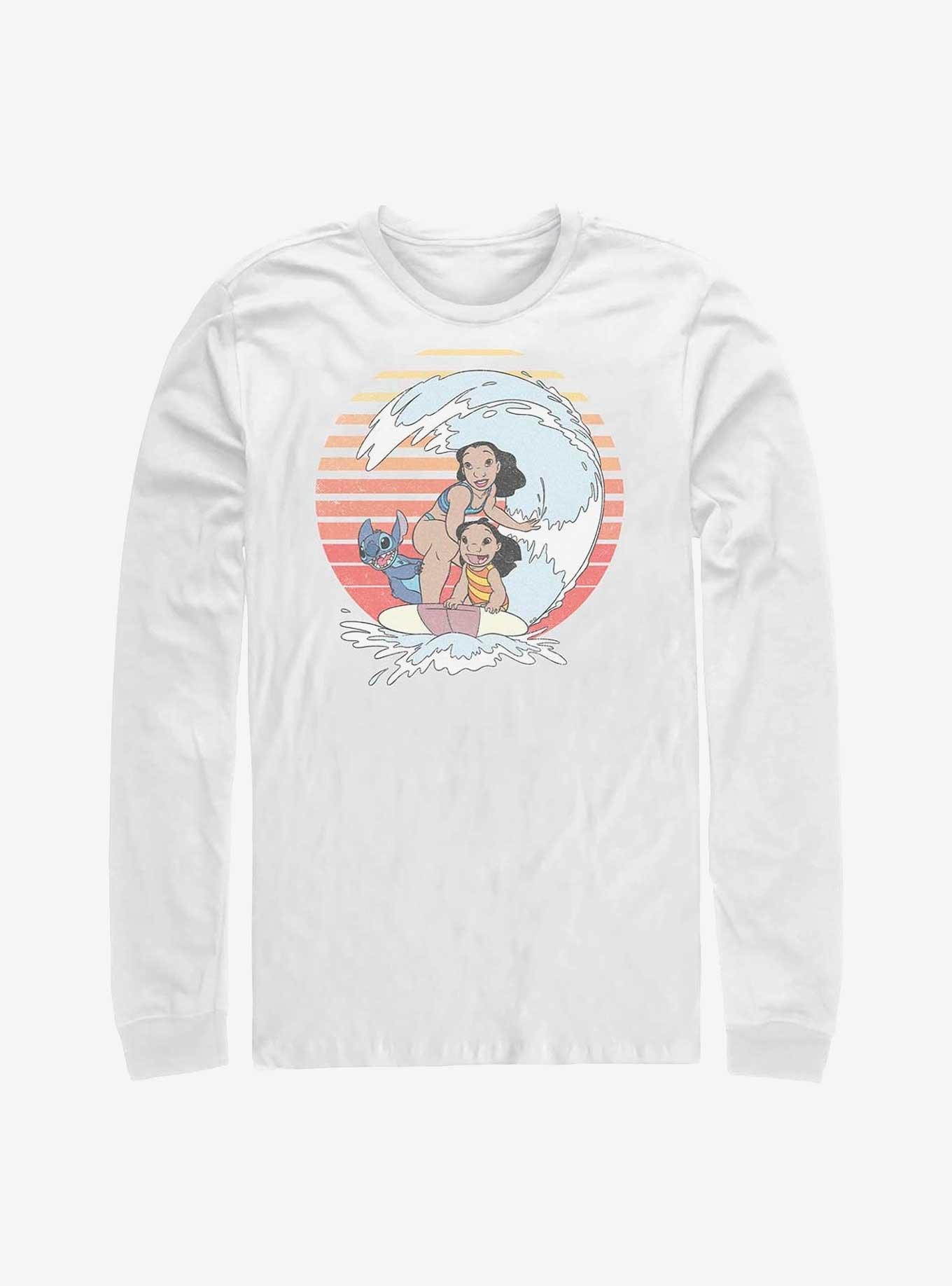 Disney Lilo & Stitch Family Surfing Long-Sleeve T-Shirt, , hi-res