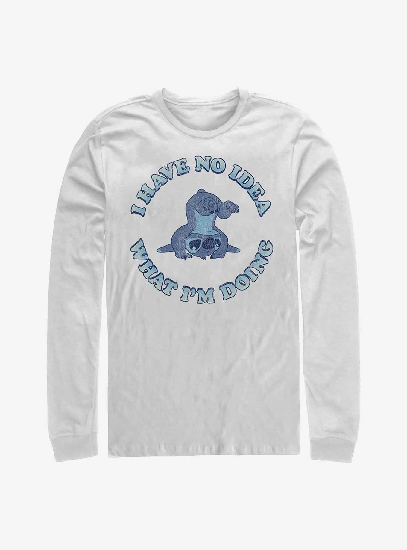 Disney Lilo & Stitch No Idea Long-Sleeve T-Shirt, , hi-res