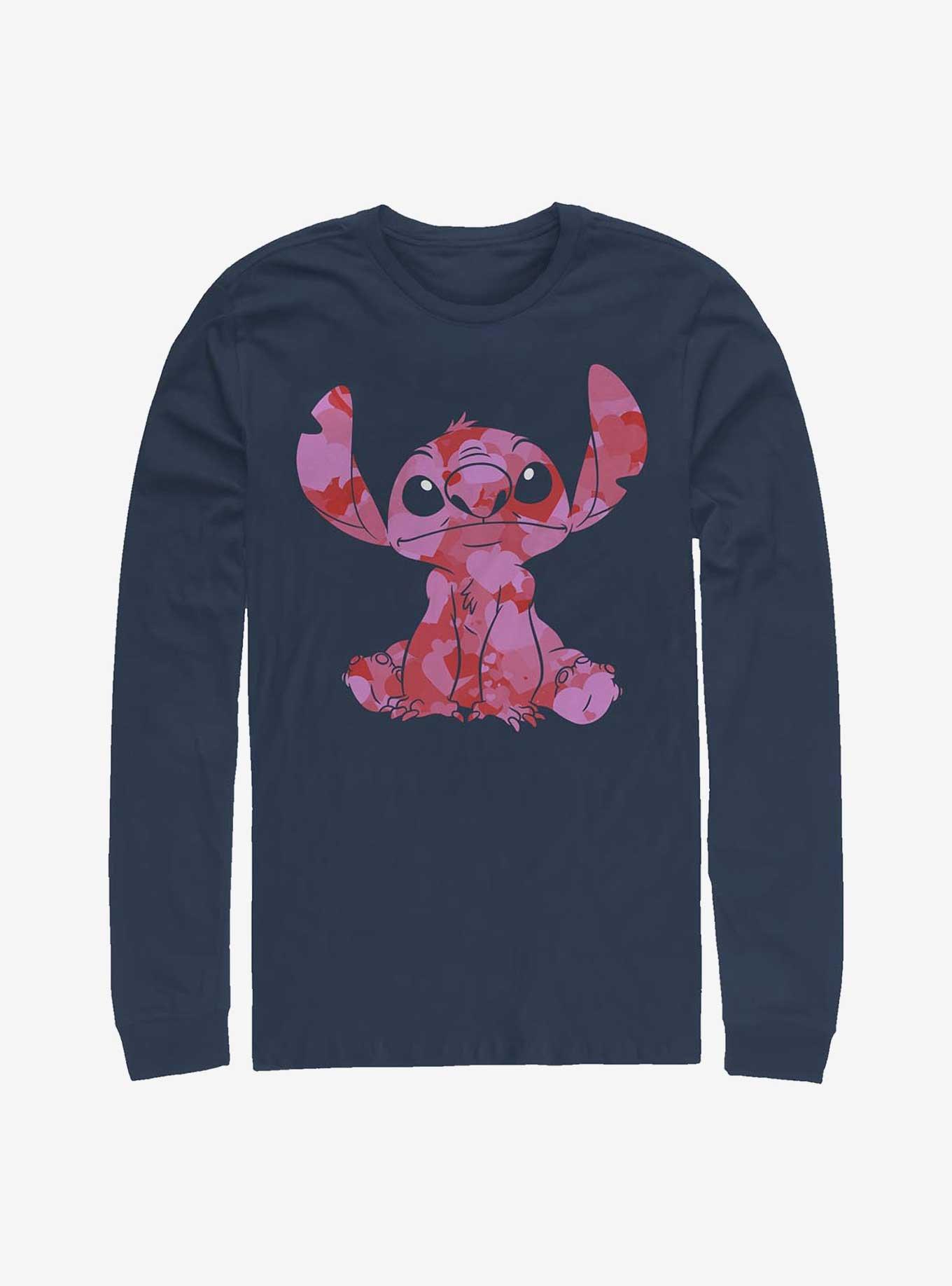 Disney Lilo & Stitch Heart Fill Long-Sleeve T-Shirt, , hi-res