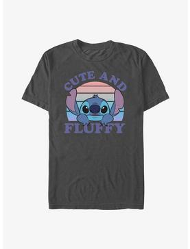 Disney Lilo & Stitch Cute And Fluffy T-Shirt, CHARCOAL, hi-res