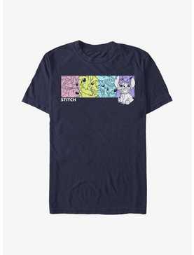 Disney Lilo & Stitch Colorful Stitches T-Shirt, , hi-res