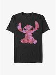 Disney Lilo & Stitch Heart Fill T-Shirt, BLACK, hi-res