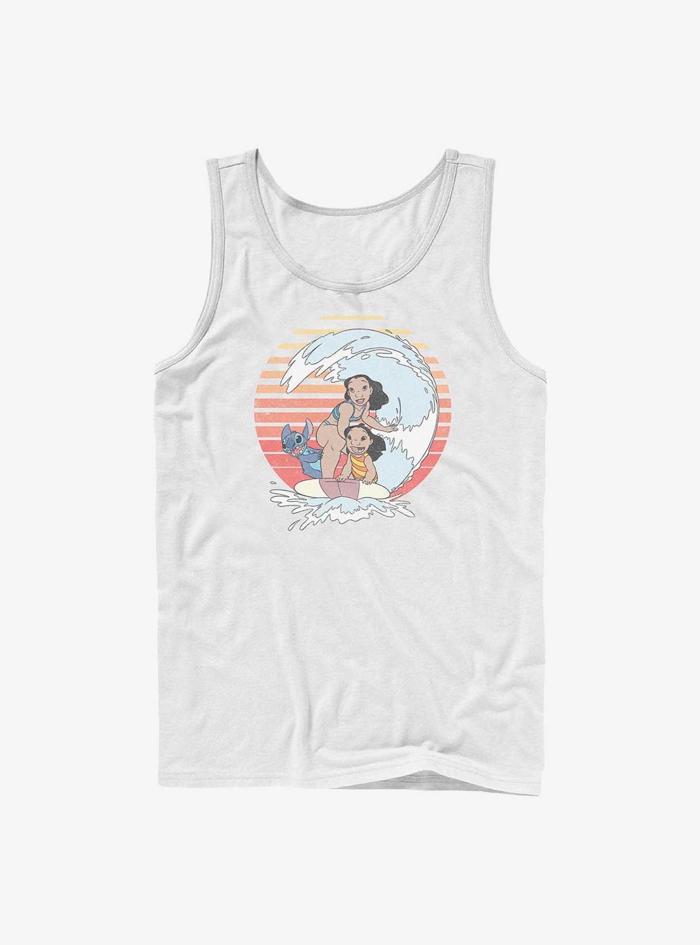 Disney Lilo & Stitch Family Surfing Tank, WHITE, hi-res