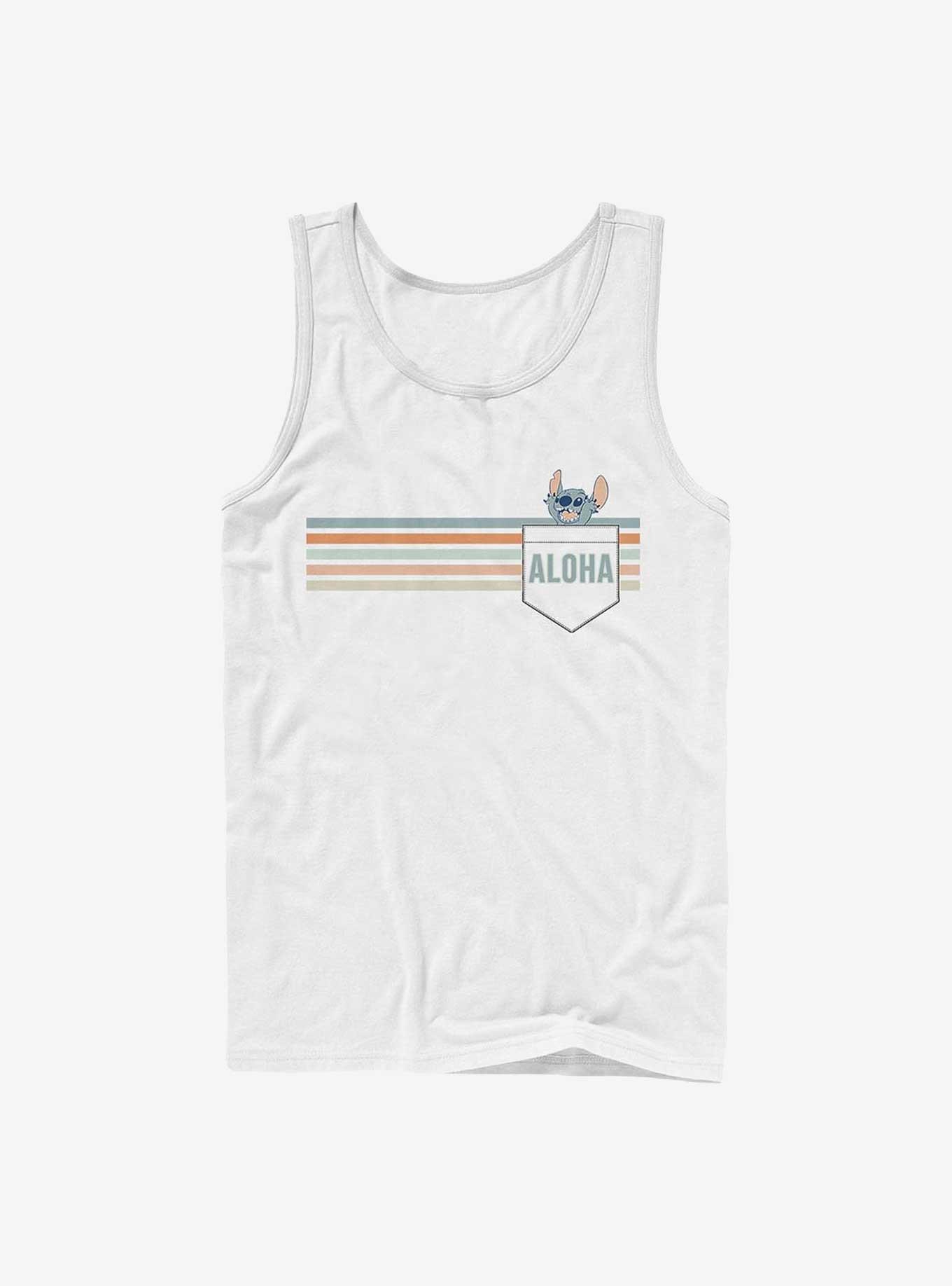 Disney Lilo & Stitch Aloha Badge Tank, , hi-res