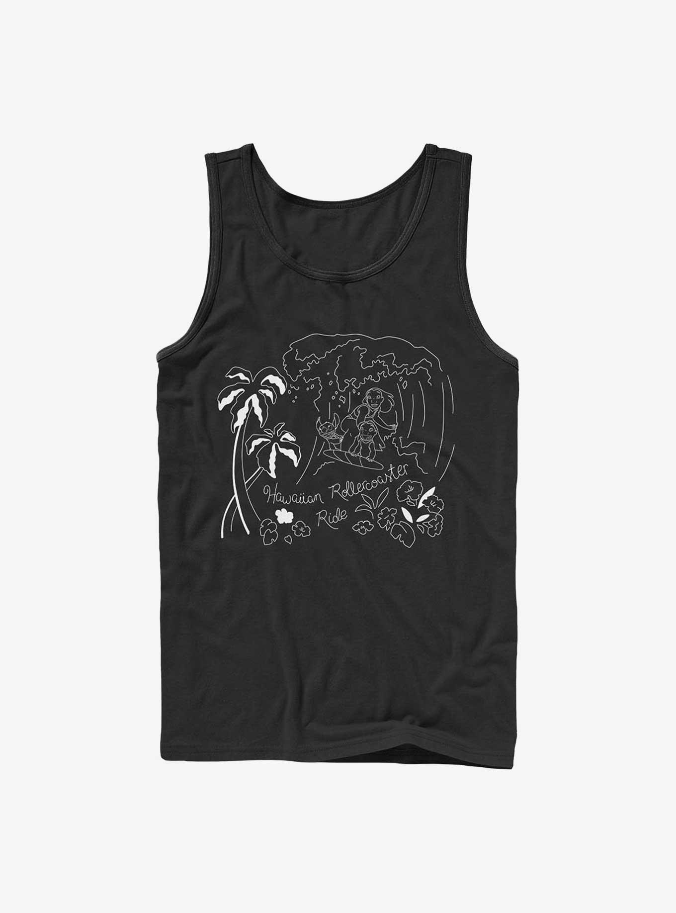 Disney Lilo & Stitch Hawaiian Rollercoaster Ride Tank