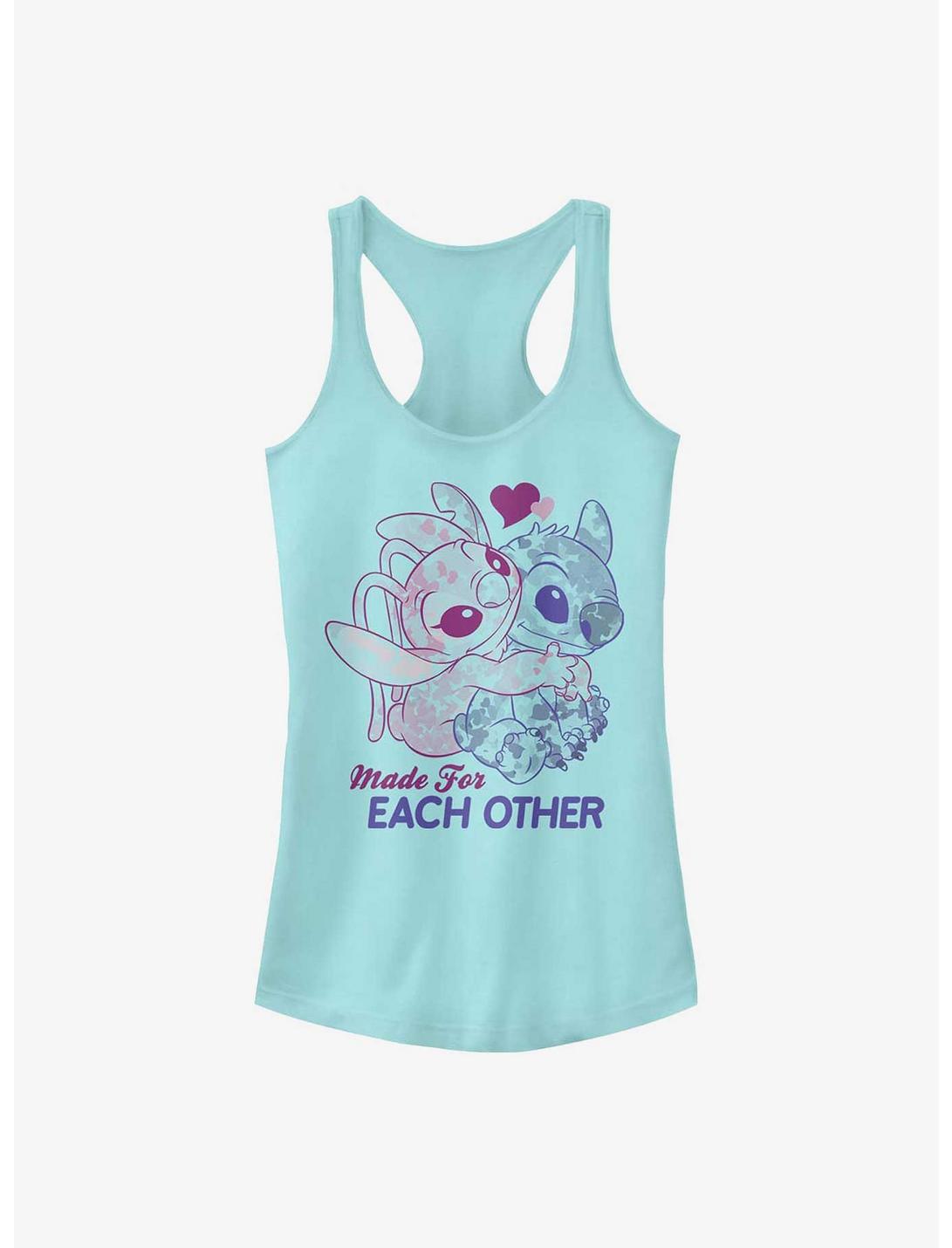 Disney Lilo & Stitch Made For Eachother Girls Tank, CANCUN, hi-res
